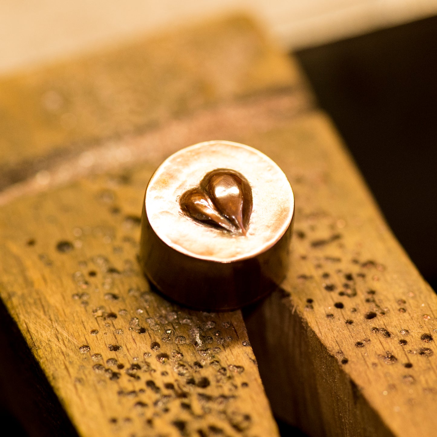 Fold-Formed Heart Brooch Necklace - MorphiArtForge