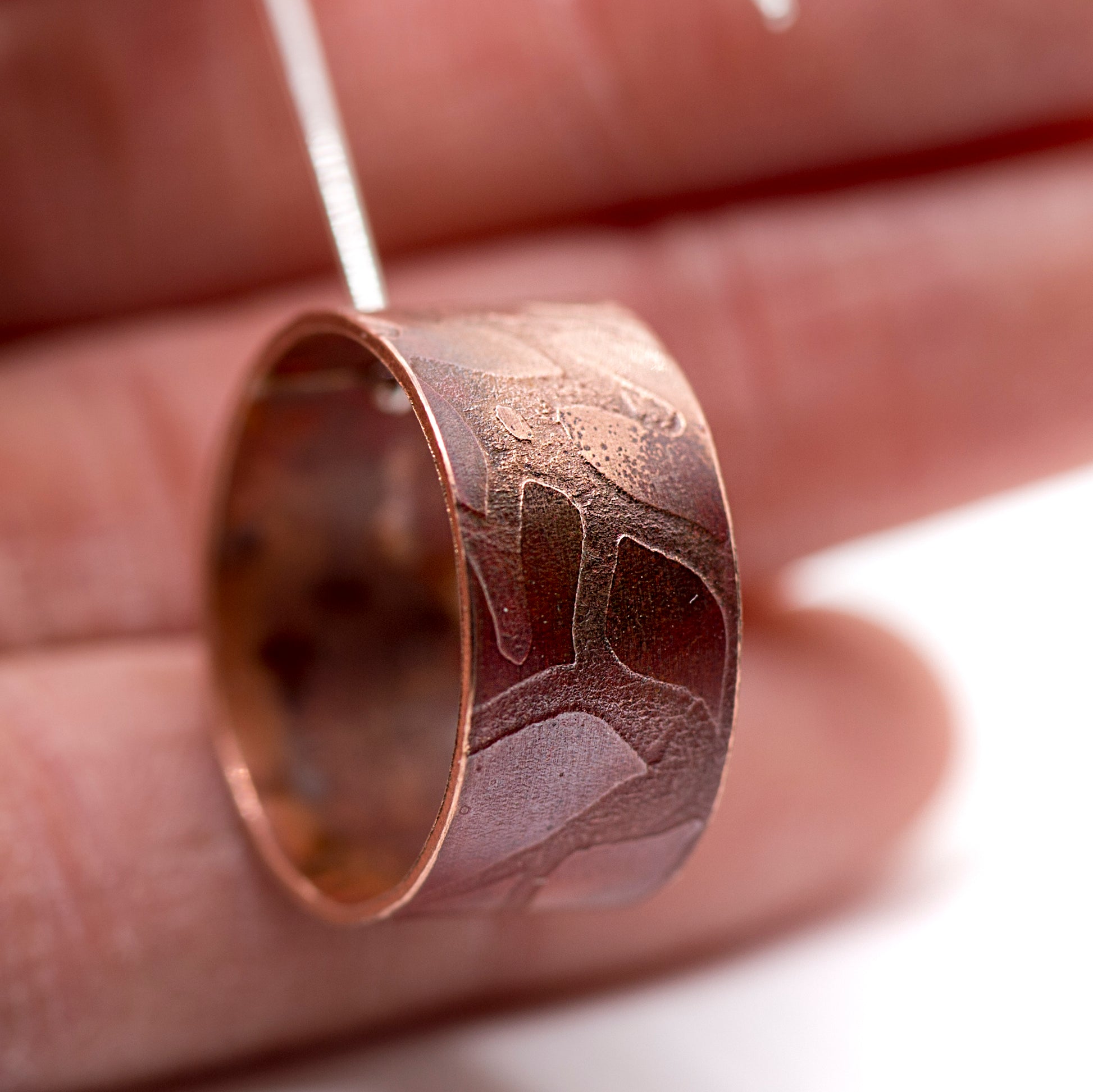 Copper Elegance: Dangle Earrings B - MorphiArtForge