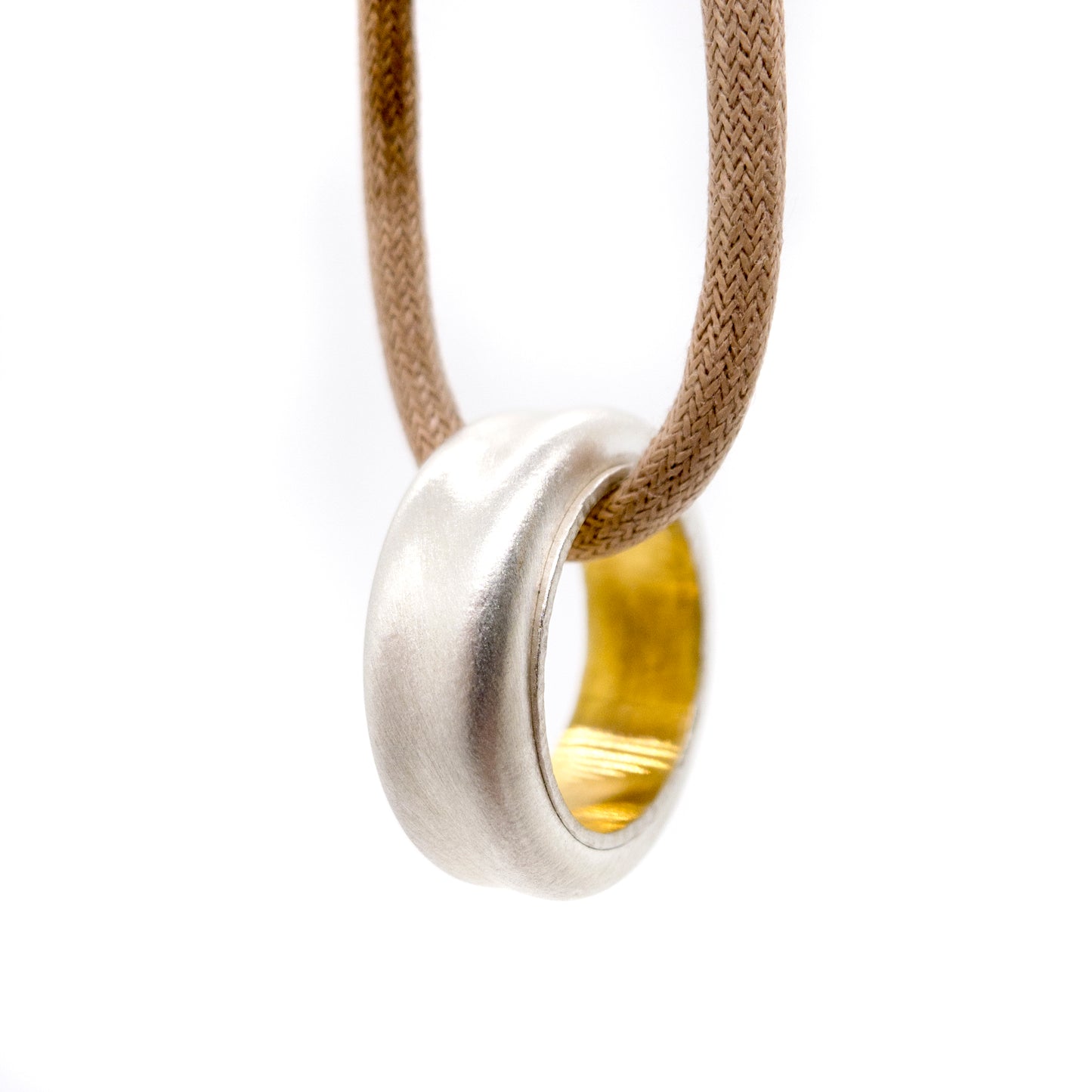Silver Donut Necklace - MorphiArtForge