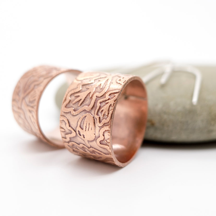 Copper Radiance: Dangle Earrings, MorphiArtForge, Morden Art Jewelry