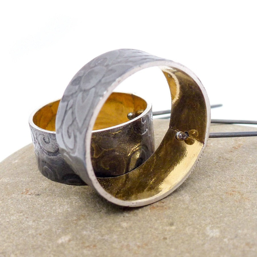 Minimalist Silver earrings - MorphiArtForge