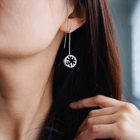Doodle art jewelry, one of kind gift