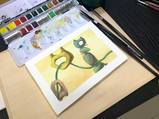 Watercolor Painting: Morphi Connection - MorphiArtForge