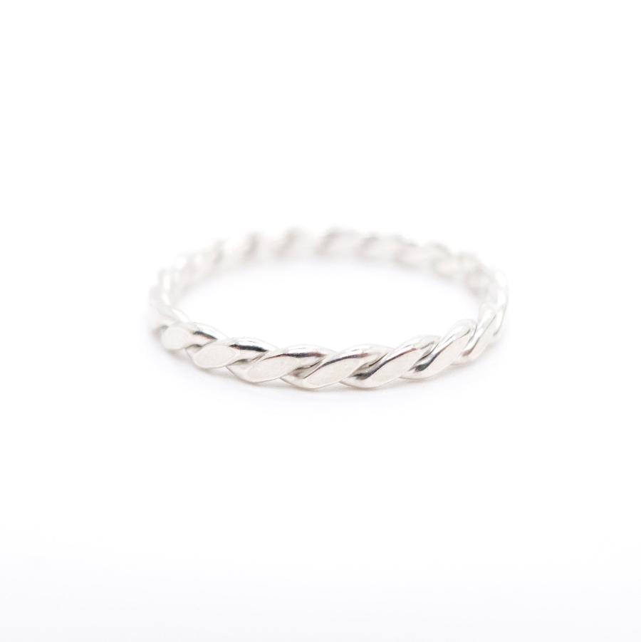 Silver  Twist ring, MorphiArtForge, Handcrafted Rings, Art Jewelry