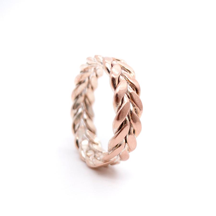 Copper Twist ring, MorphiArtForge, Handcrafted Rings, Art Jewelry