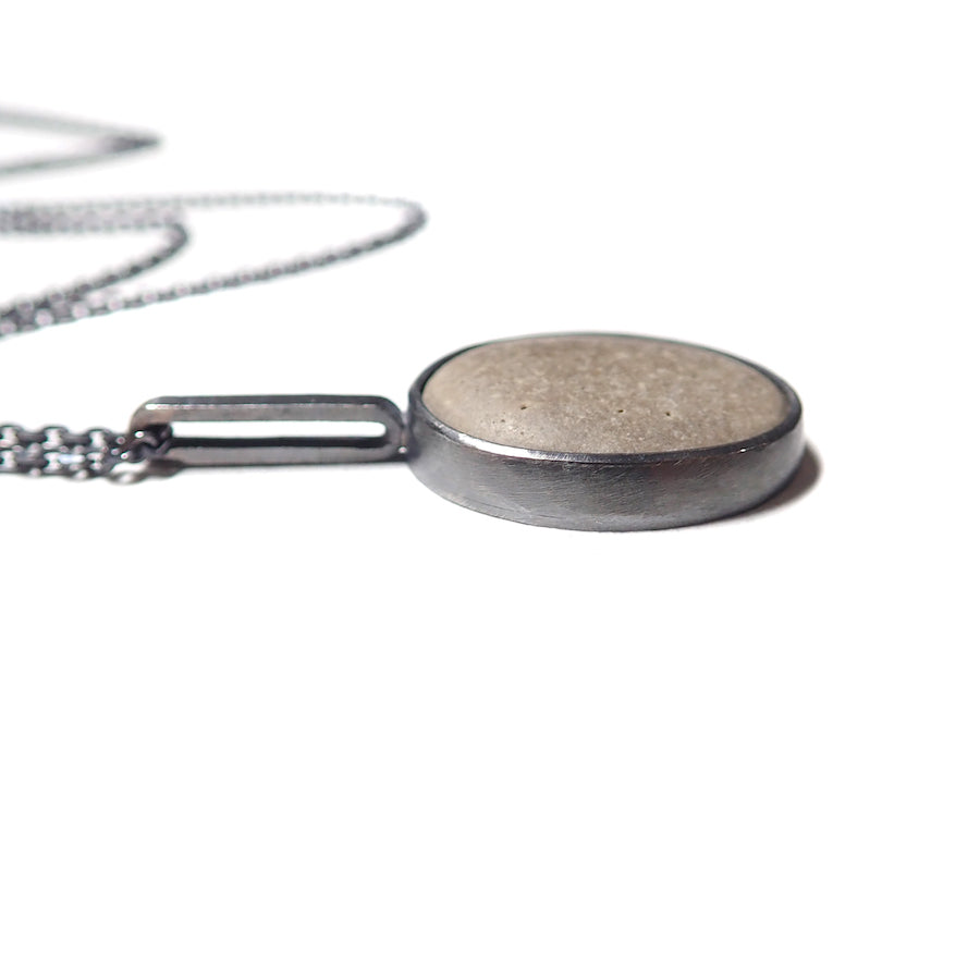 Beach Bounty: Pebble Necklace Pendant #01