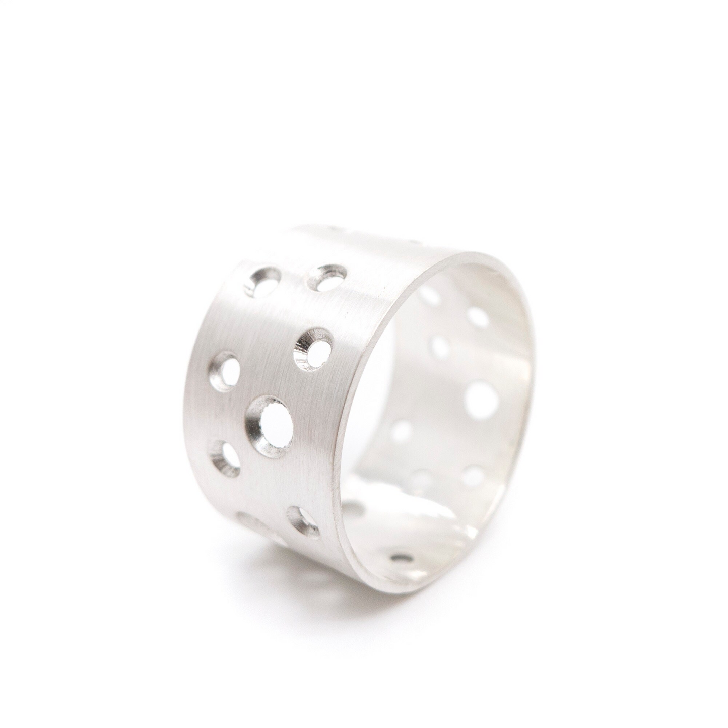 Polka Dot Art: Silver Ring