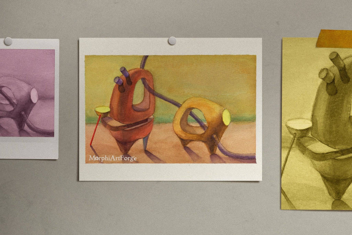 Watercolor Painting: Snip and Swap - MorphiArtForge